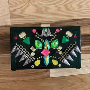 ASOS Acrylic Bejeweled Clutch